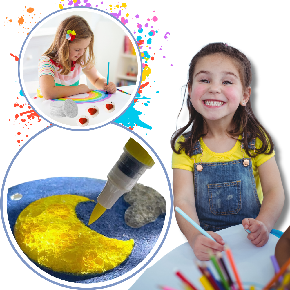 3D Foam Painting Paper